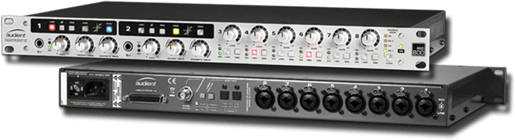 8 Channel Microphone Preamplifier with 2 XLR Mic Cables T816497