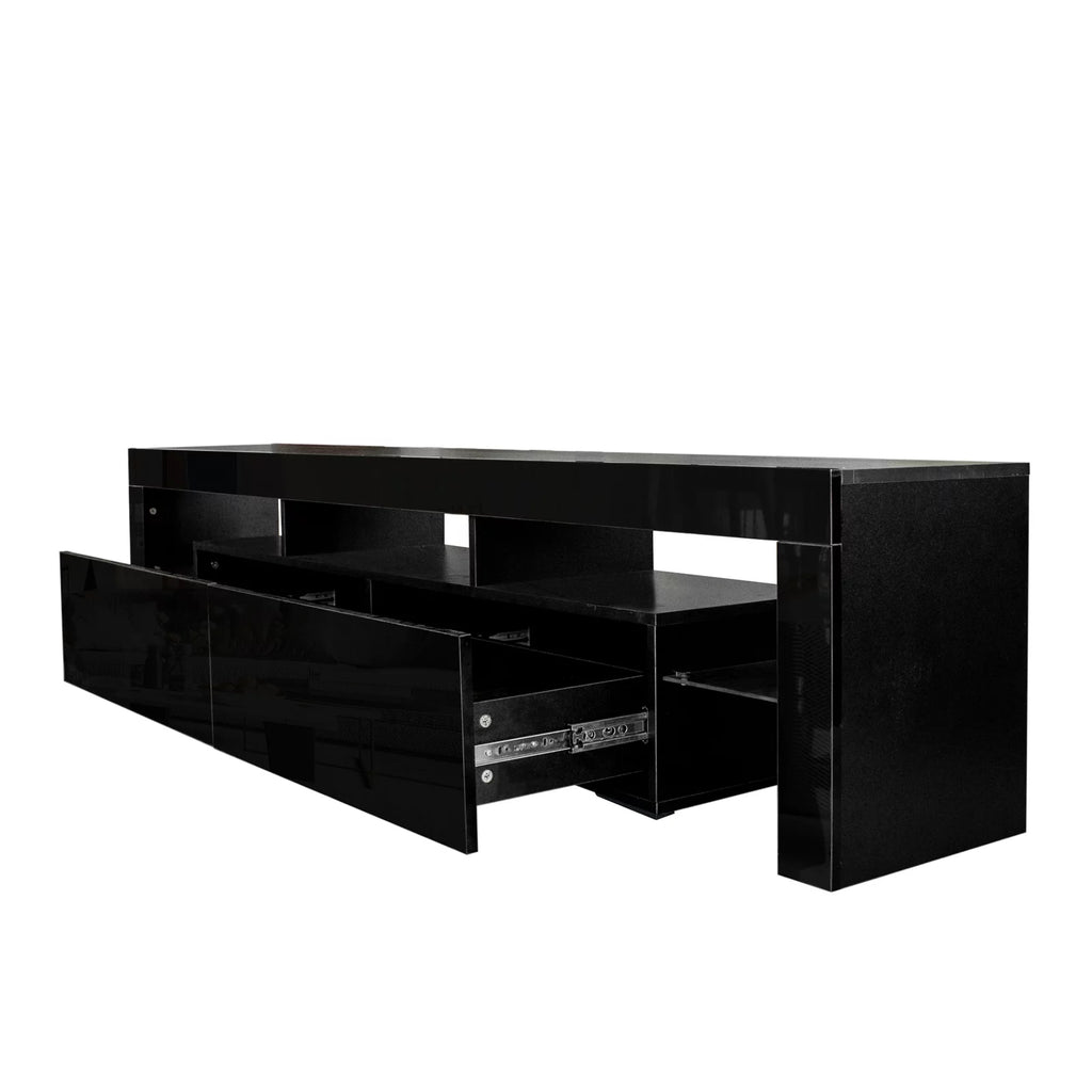 Black Modern LED TV Stand up to 80'' P69933