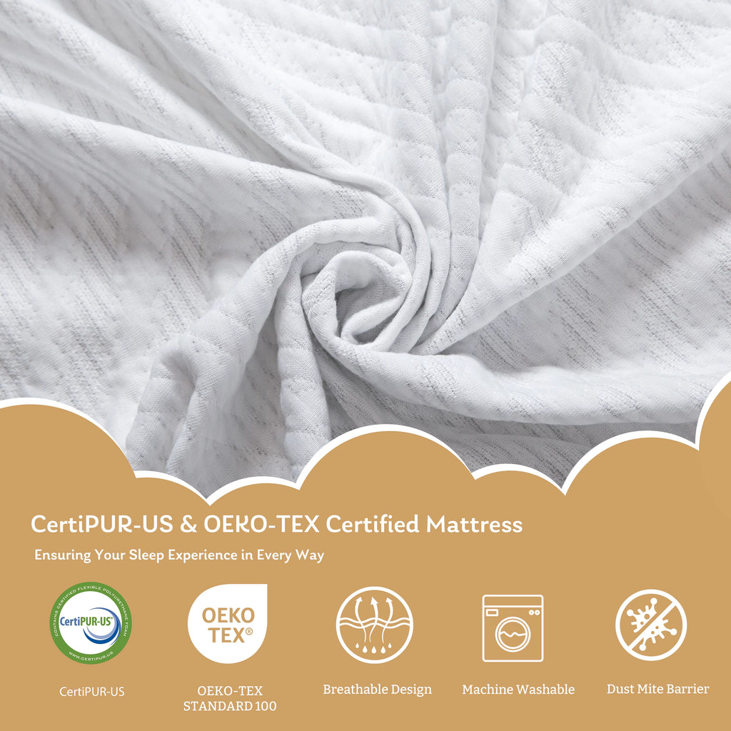 8 inch Full Size Green Tea Cooling Memory Foam Mattress G413902