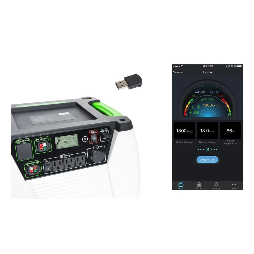 Portable Generator with Solar Power Panel S1177