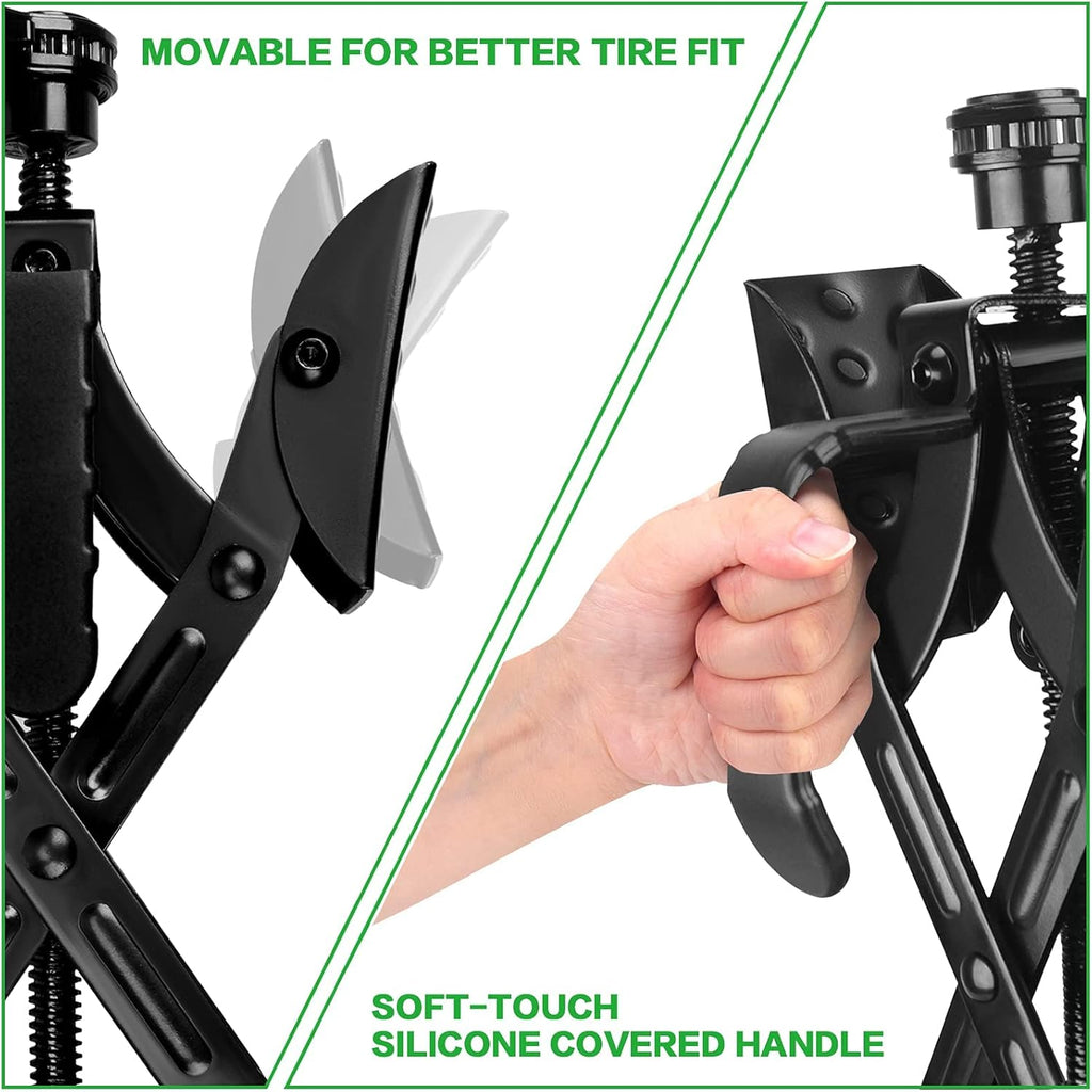 X-Chock Wheel Stabilizer, Scissor Tire Locking Chocks, 1 Pair Y38893