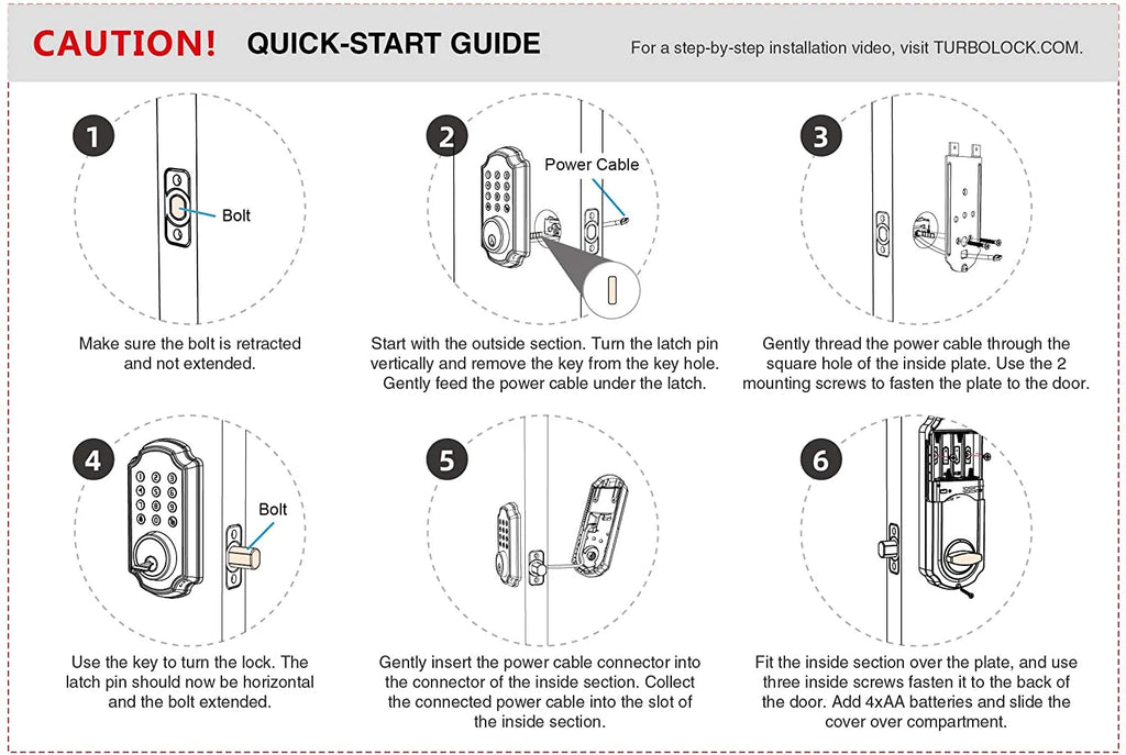 Smart Lock with Keypad Digital Deadbolt I8144