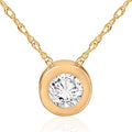 14k Yellow Gold Diamond Pendant B3185