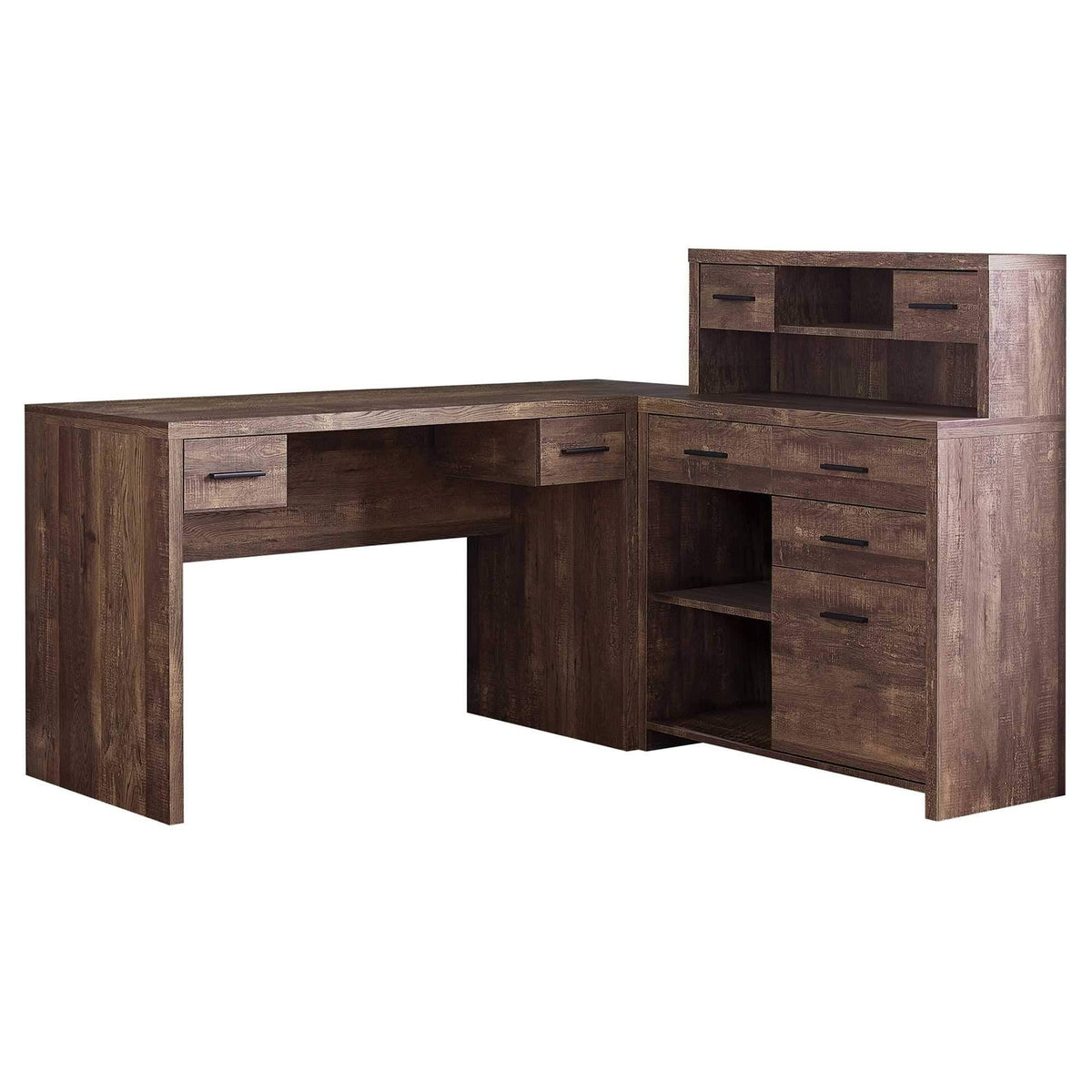 Grey Reclaimed Wood Computer Desk R4746