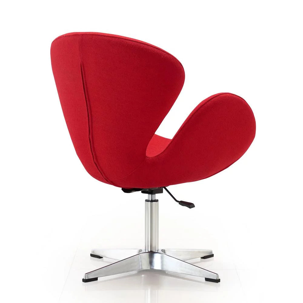 Wool Blend Adjustable Swivel Chair Set of 2 H32572