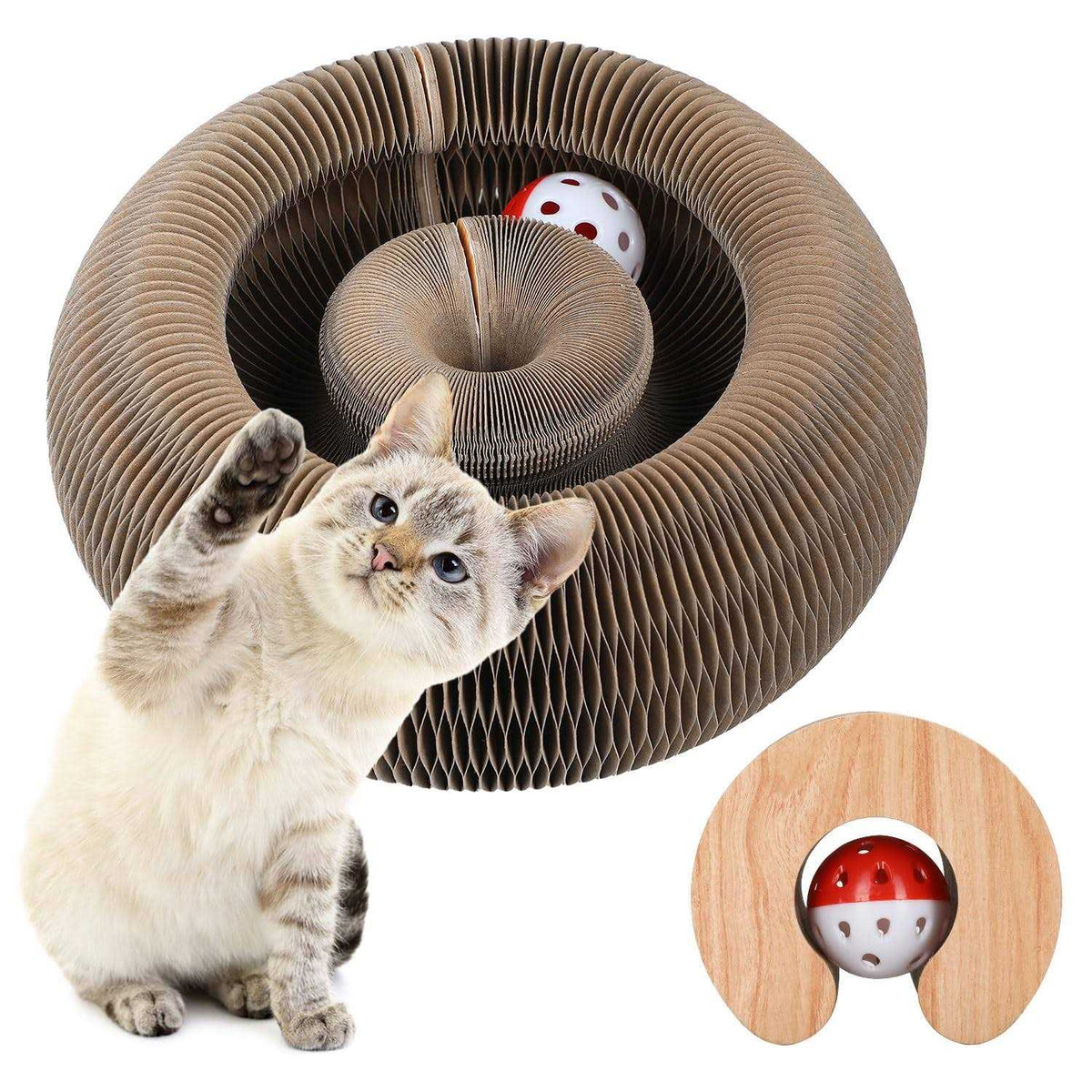 Magic Cats Scratching Board Interactive Scratch Pad Scratcher with Ball V5664