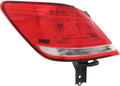 Tail Light Assembly Driver Side with Bulbs G795