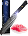 Santoku Chef Knife 7 inch with G-10 Ergonomic Handle Q5818