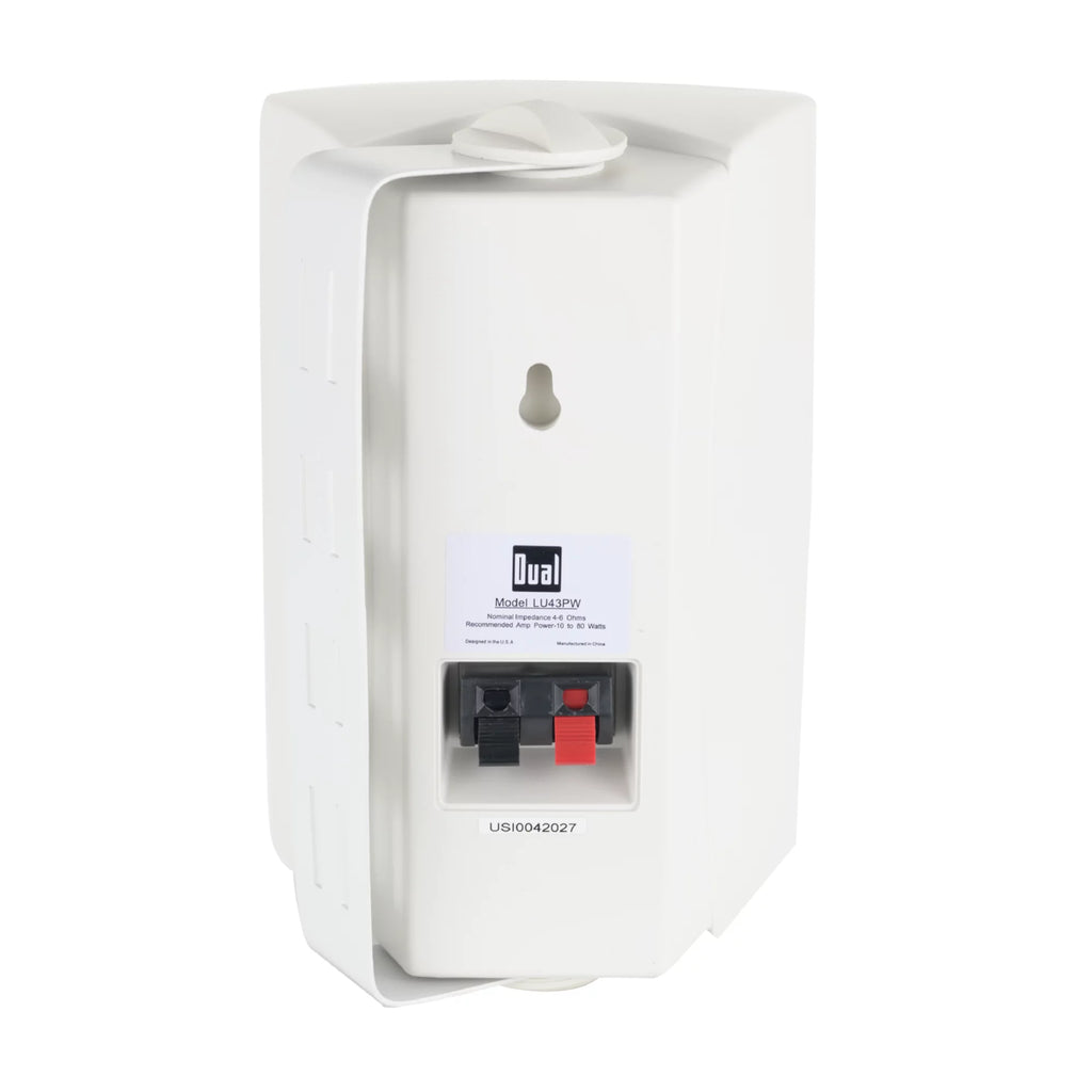 White 4 inch 3-Way Outdoor Speakers V4027