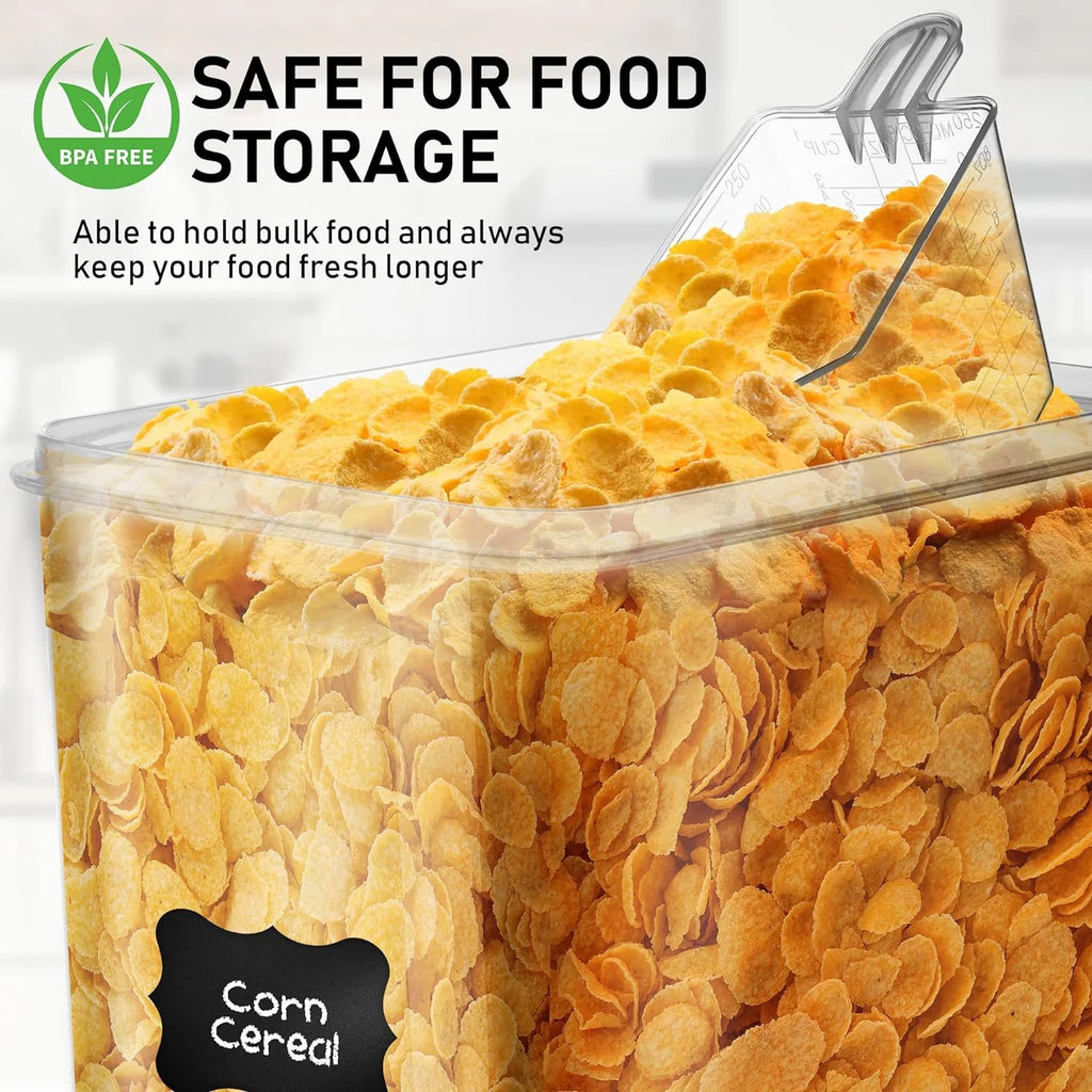 8.5L/287Oz Extra Large Airtight Food Storage Containers, 2 PACK with Lids N18307