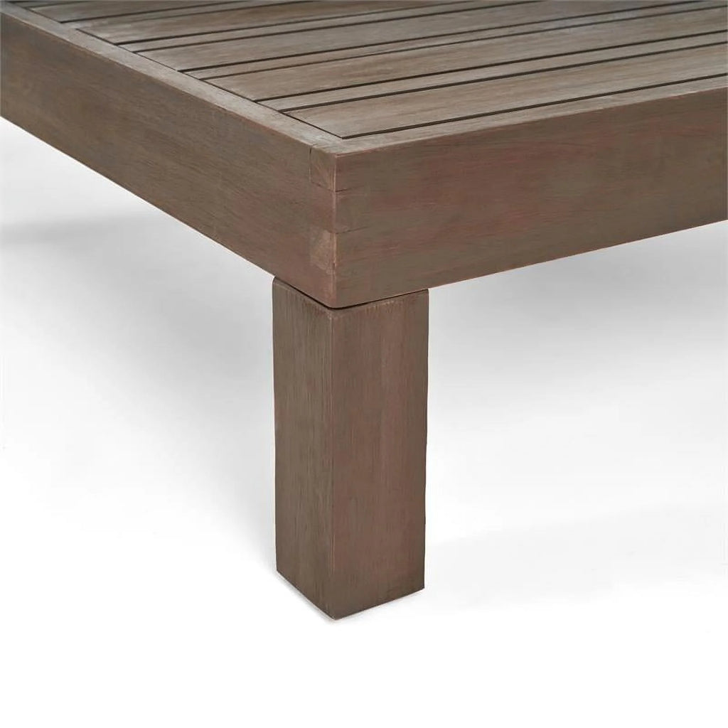 Teak & Red 4 Seater Outdoor Loveseat Chat Set P91100