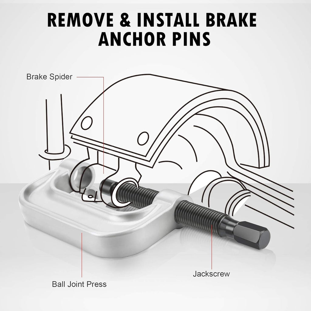 Ball Joint Press & U Joint Removal Tool Kit with 4wd Adapters, Pack of 2 W3755