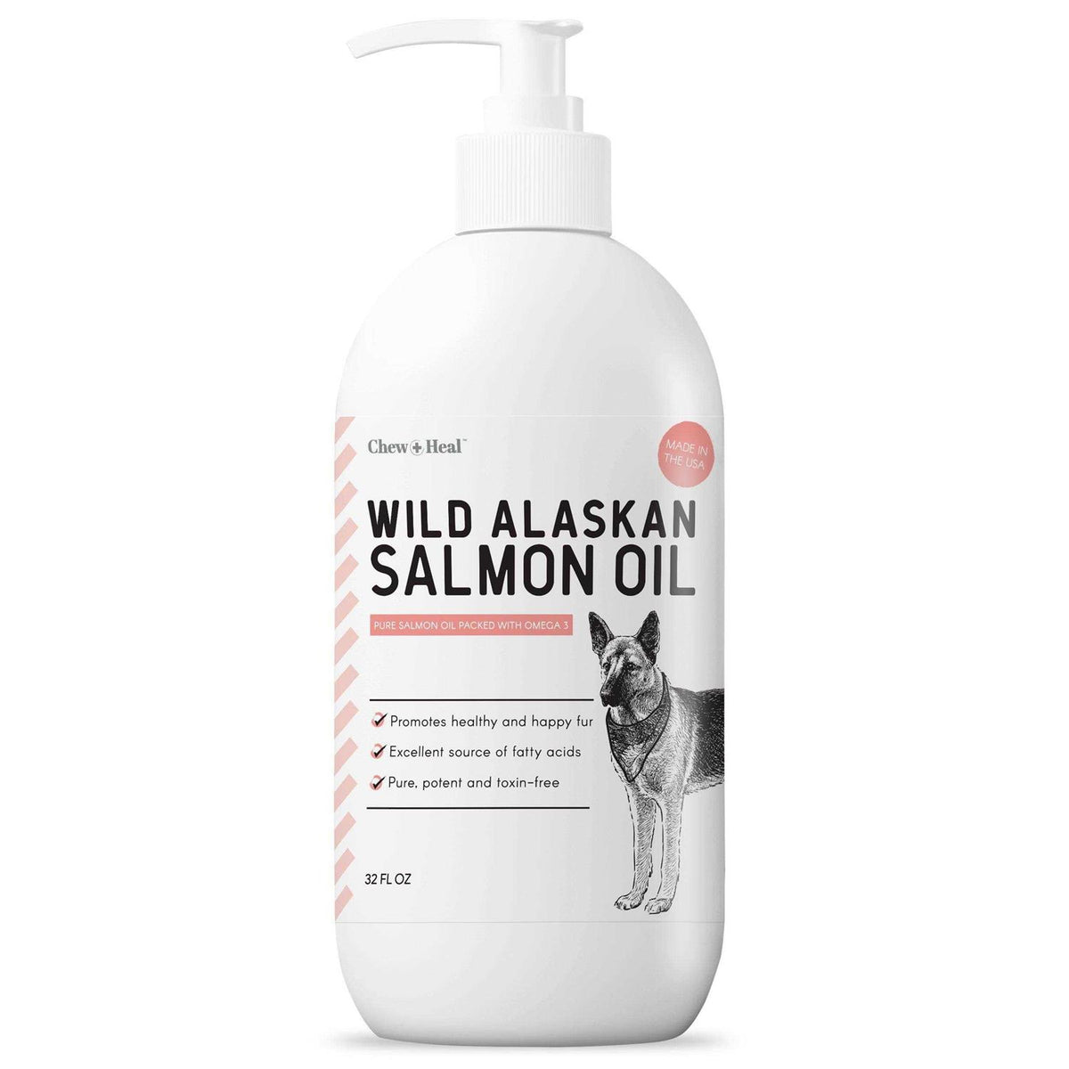 Pure Wild Alaskan Salmon Oil for Dogs M2695