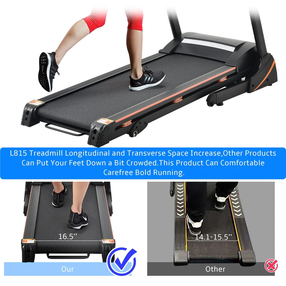 Folding Electric Treadmill with Incline D1042