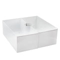 White Square Umbrella Planter G915