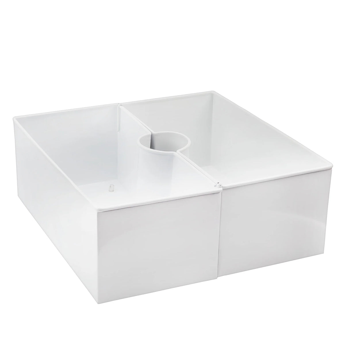 White Square Umbrella Planter G915