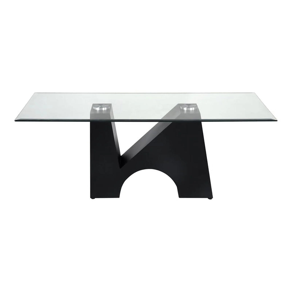 Metal and Glass Top 3-Piece Coffee Table Set in Black H410151