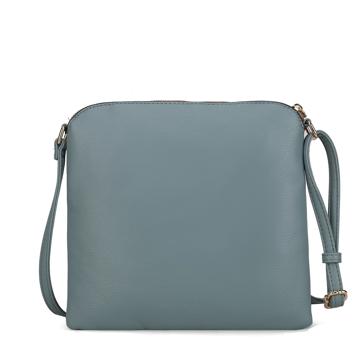 Brown Vegan Leather Medium Crossbody Handbag R513