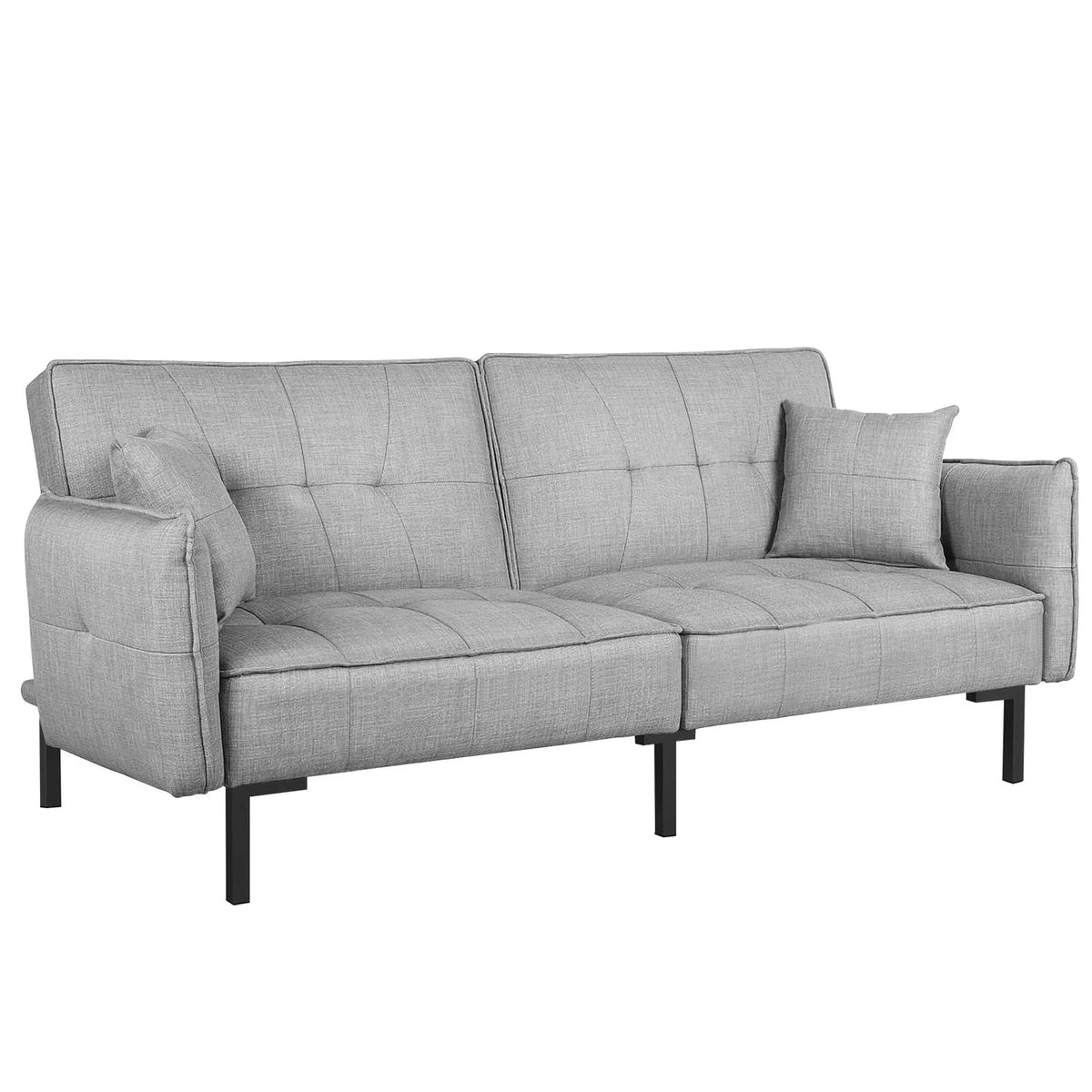 78" Memory Foam Convertible Futon Sofa T742