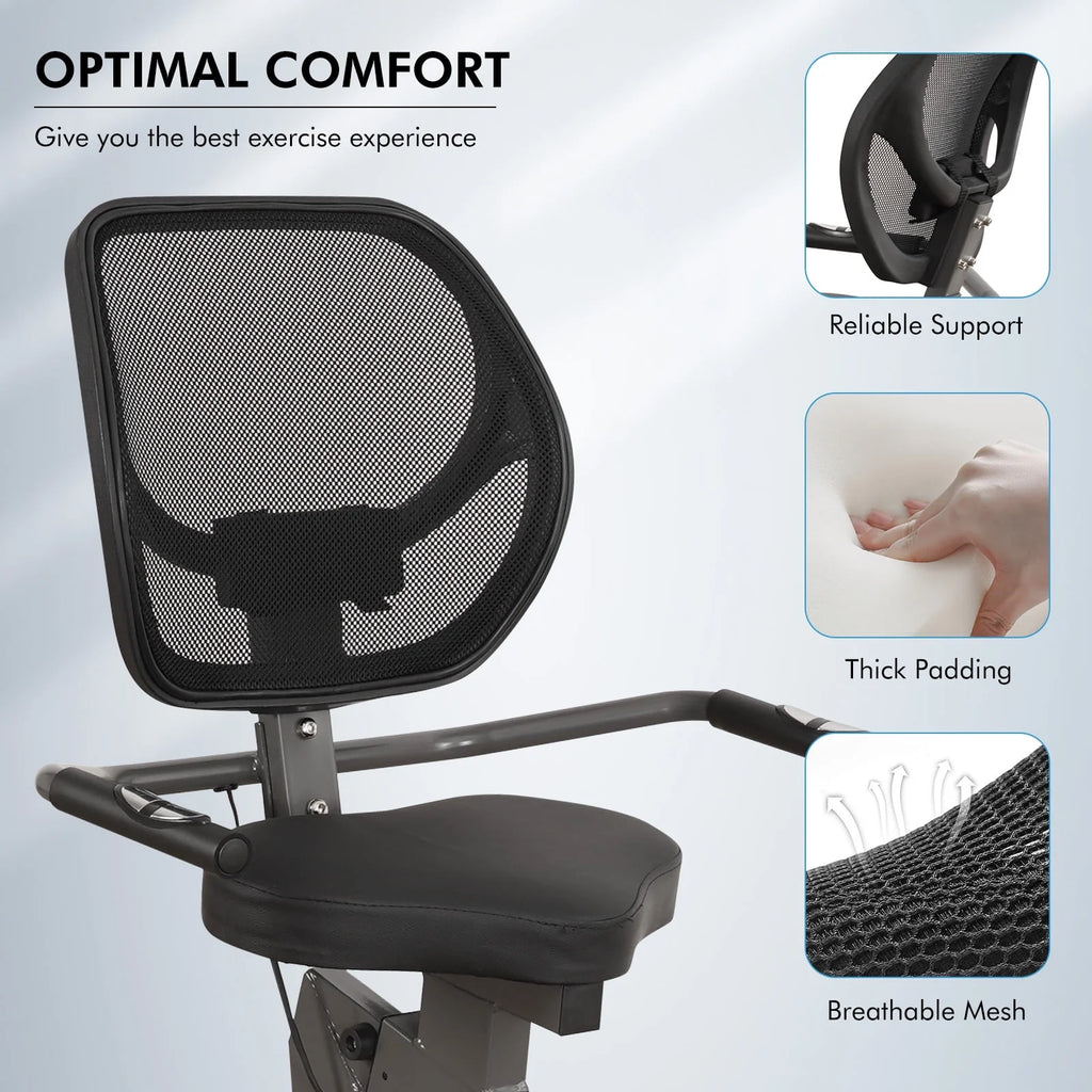Recumbent Exercise Bike 8 Levels Quiet R475