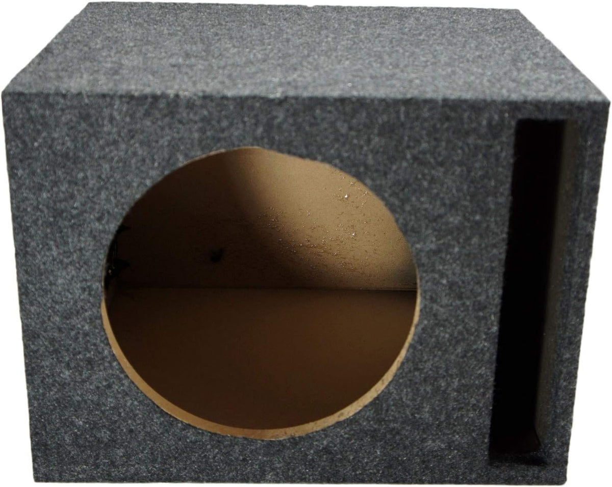 Single 10 Vented Subwoofer Stereo Sub Box Ported Enclosure 5/8 MDF N421