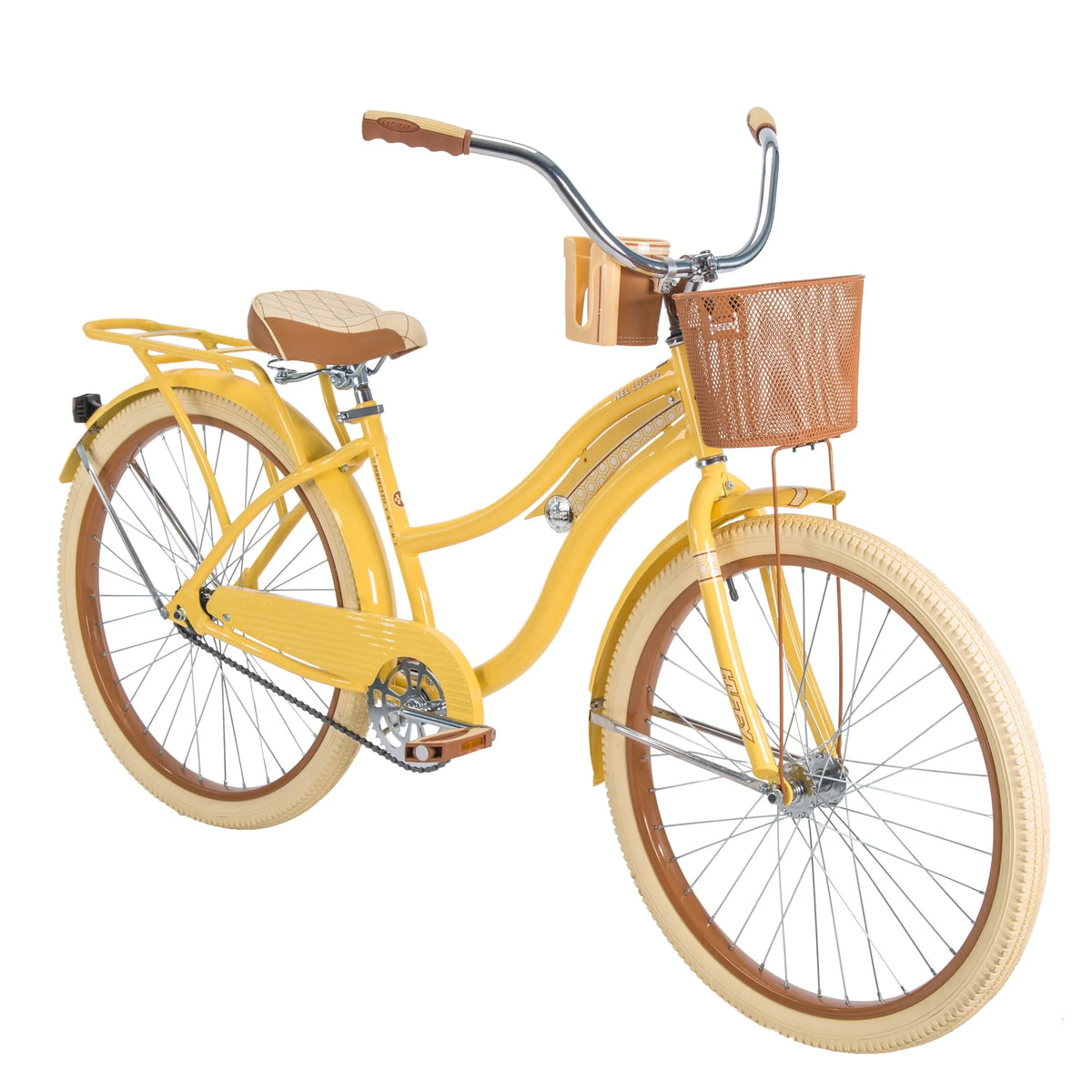 Yellow 26 Inch Cruiser Bike T644624