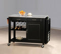 Black Kitchen Island Granite Top P22171