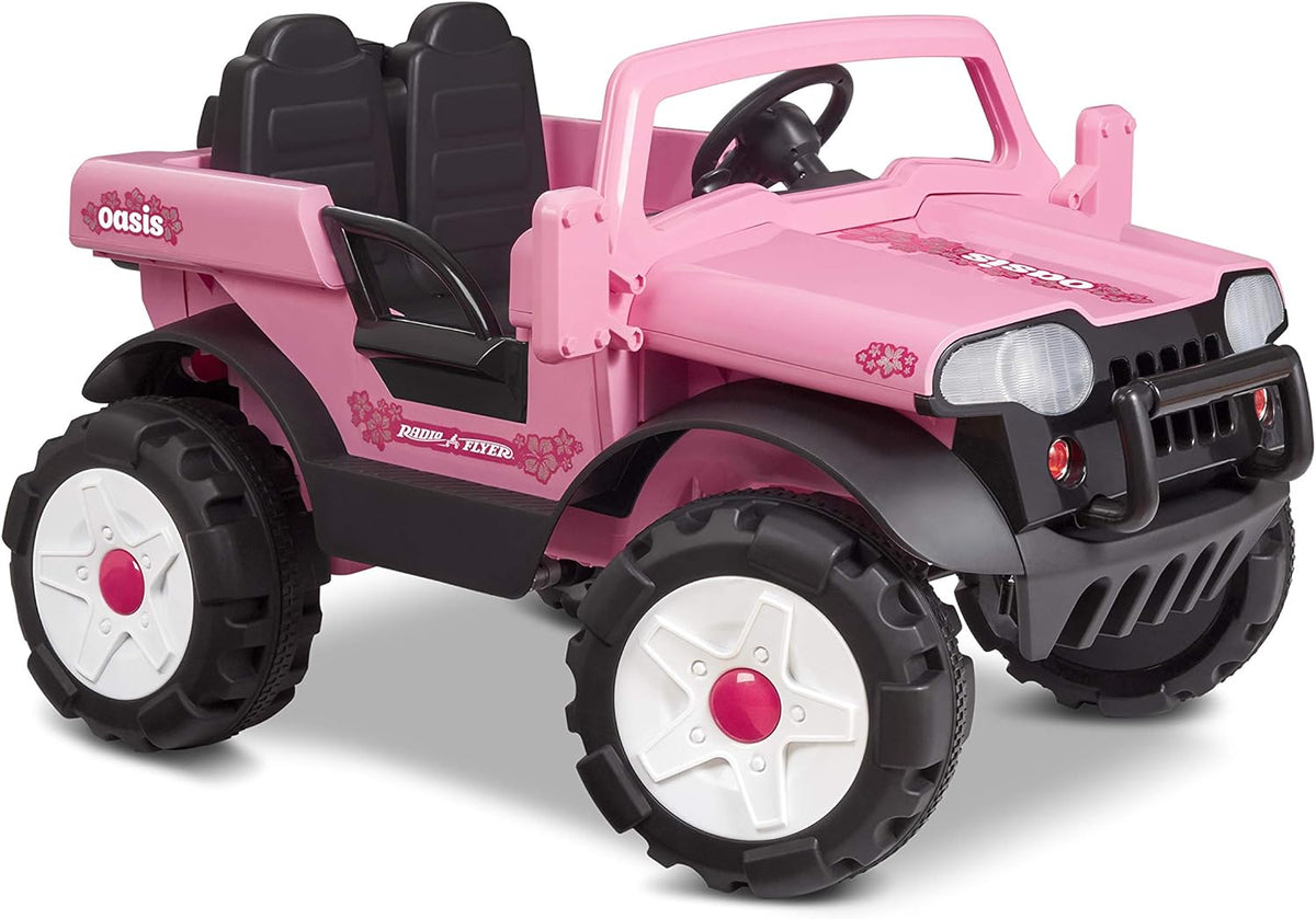 6 Volt Powered Electric Monster Truck with Lights & Sounds D8706