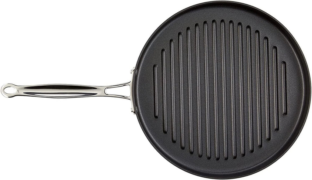 12-Inch Nonstick Hard-Anodized Round Grill Pan K73440