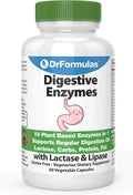 Digestive Enzymes with Lactase, Amylase, Lipase, Bromelain, Protease, 60 Capsules Z13290