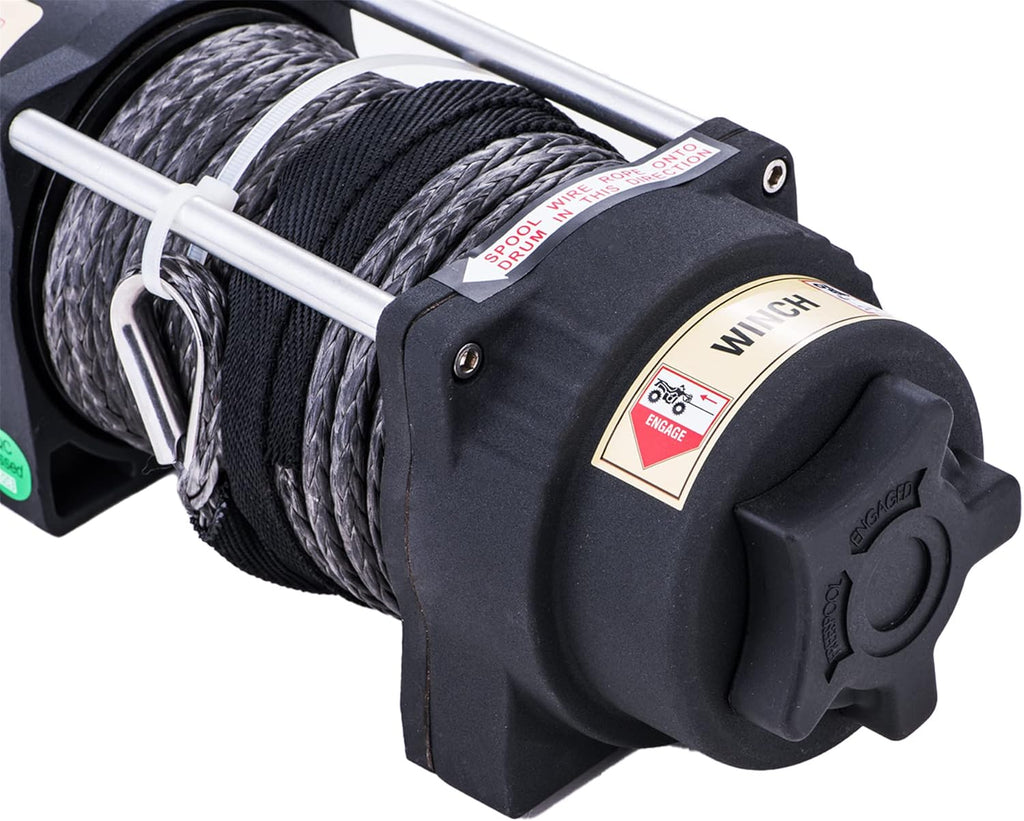 6000lb 12V Winch with Synthetic Rope and Wireless Remote Control N704