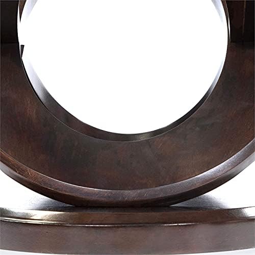 Dark Walnut Wood Console Table O941491