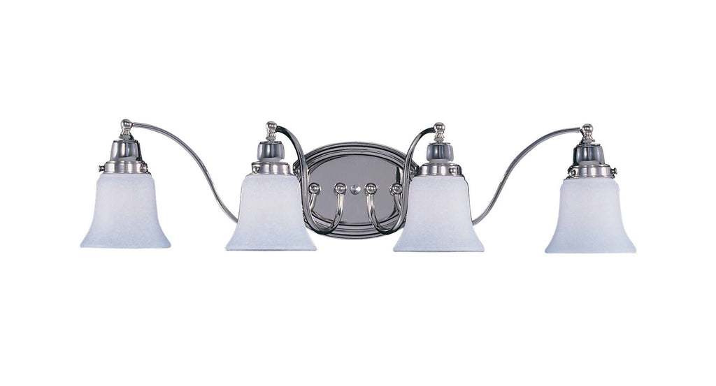 4-Light Magnolia Sconce, Polished Brass T200