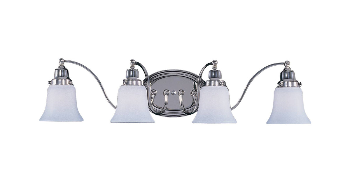 4-Light Magnolia Sconce, Polished Brass T200