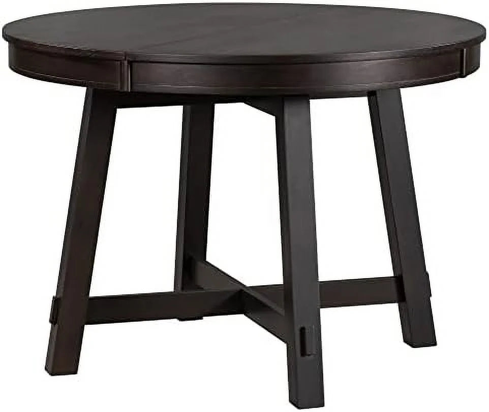 Round Extendable Wood Dining Table with 16" Leaf P3059