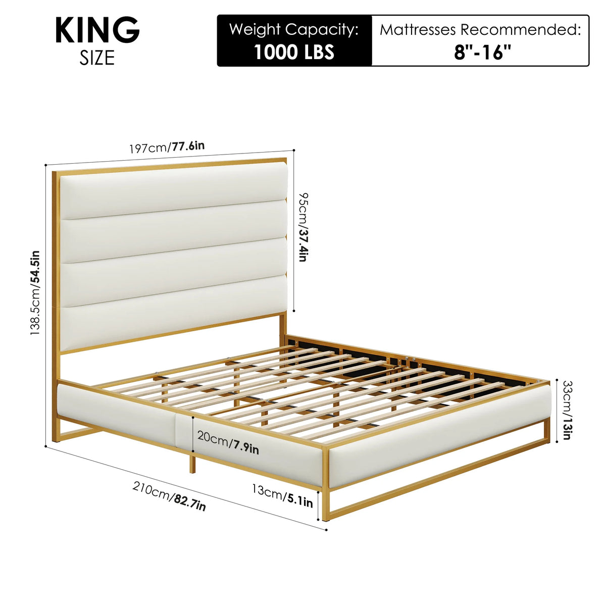 Queen Size Black Velvet Upholstered Platform Bed B80119