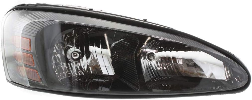 Passenger Side Headlight for Pontiac Grand Prix 2004-2008 A77624