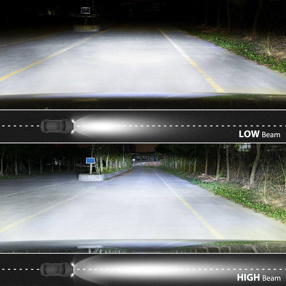 RGB Halo Headlights and Fog Lights Combo for Jeep Wrangler JK X440966