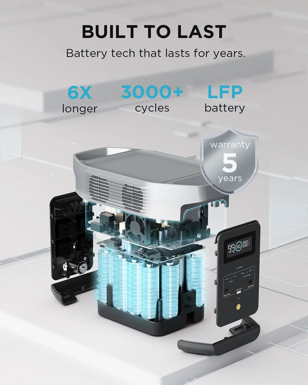 1024Wh 1800W Portable Power Station G163095