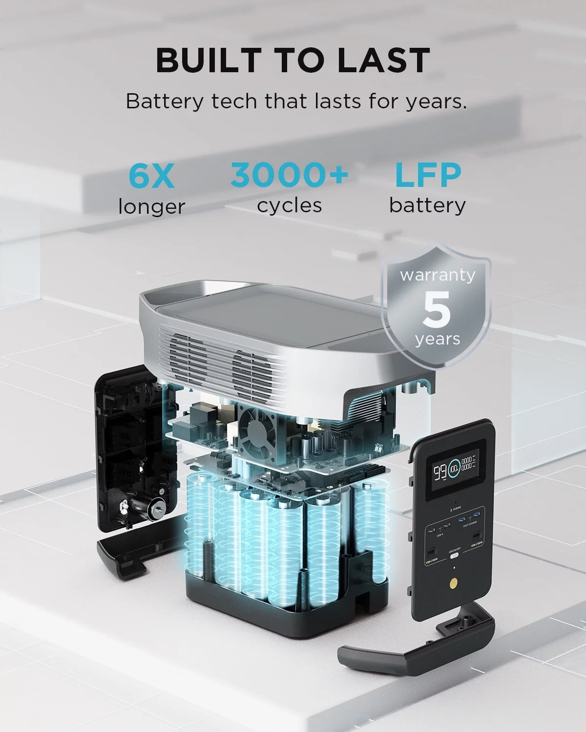 1024Wh 1800W Portable Power Station G163095