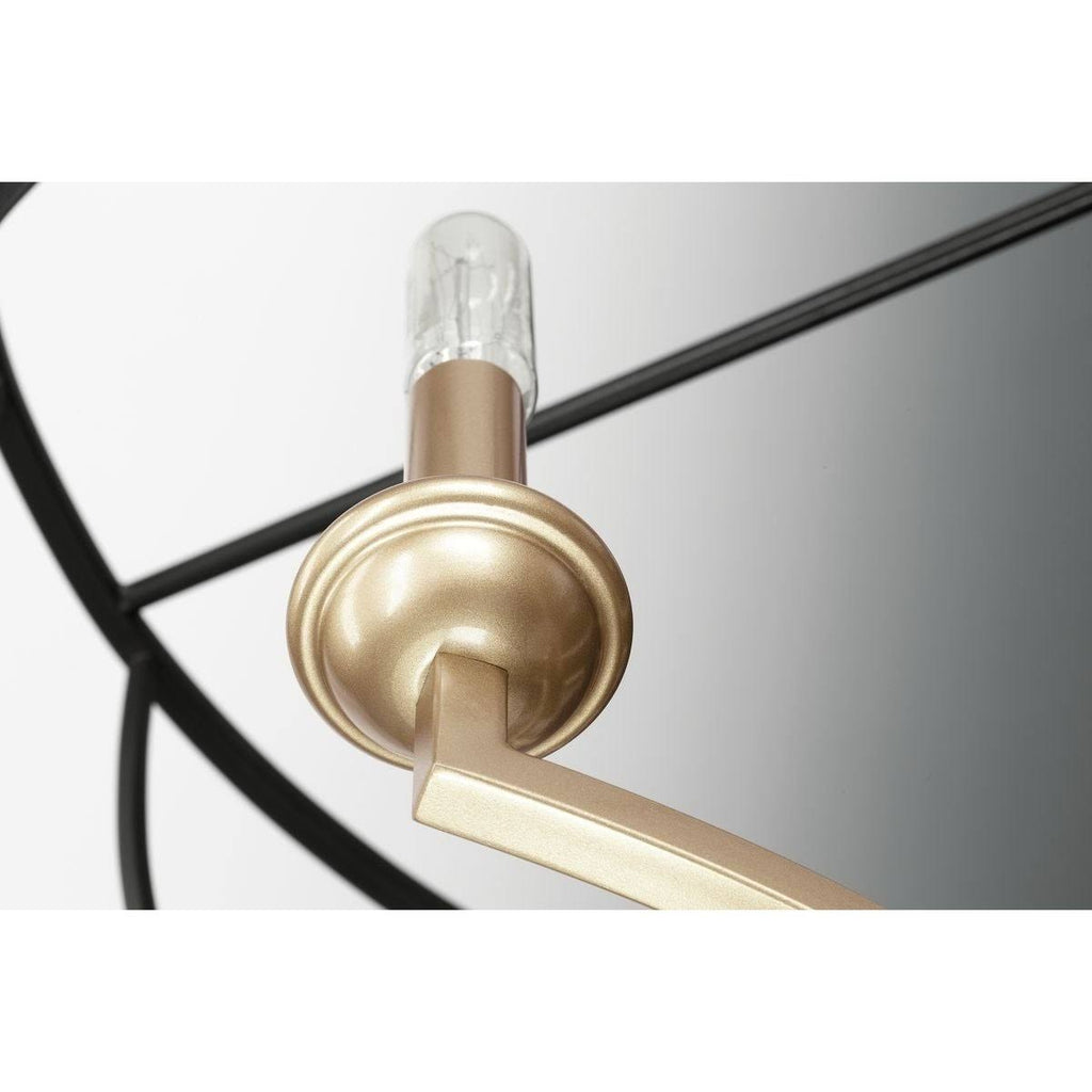 Eight Light Foyer Black E170