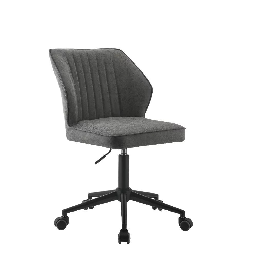 Vintage Gray PU Office Chair J18117