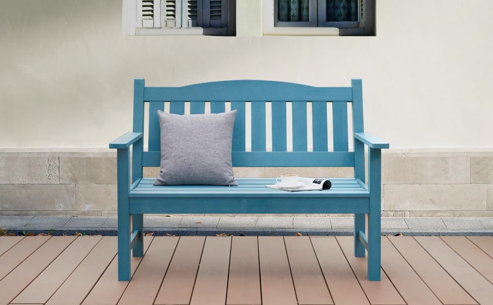 2-Person All-Weather Poly Lumber Outdoor Bench M127935