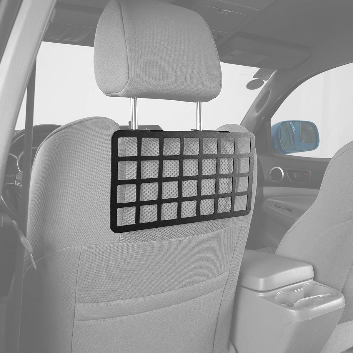 2PCS MOLLE Panel Seat Headrest Storage Metal Shelf for Toyota Tacoma 2005-2022 R7142
