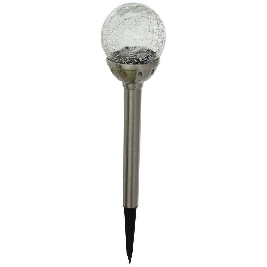 Solar Crackle Garden Spike Light Q677659