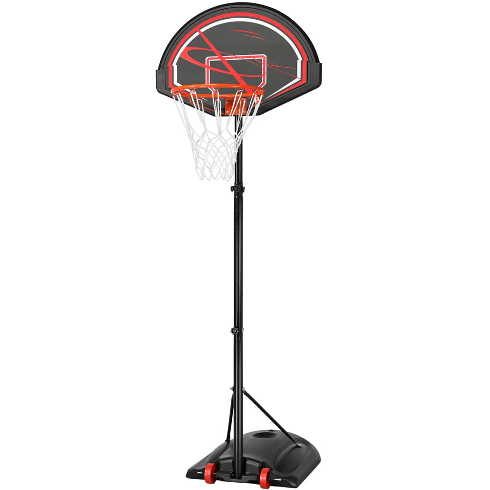 7 to 9 Ft Portable Basketball System Hoop Y5126