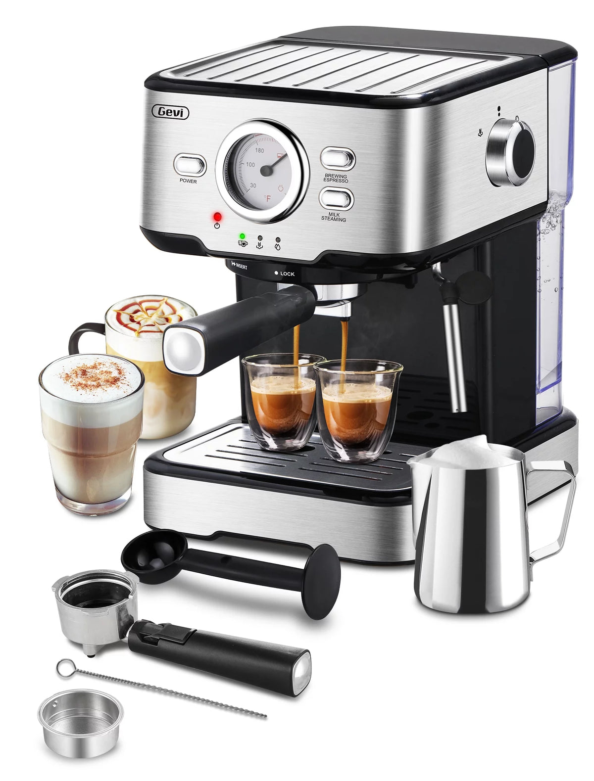 15 Bar Espresso Machine with Steamer W713