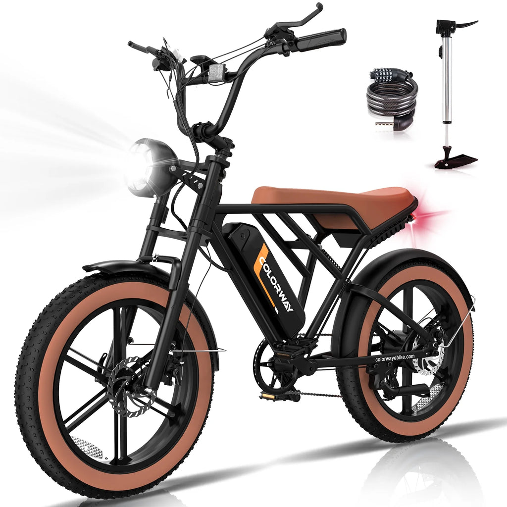 750W Electric Bike 20X4.0 Fat Tire 48V 15Ah Battery Q8754