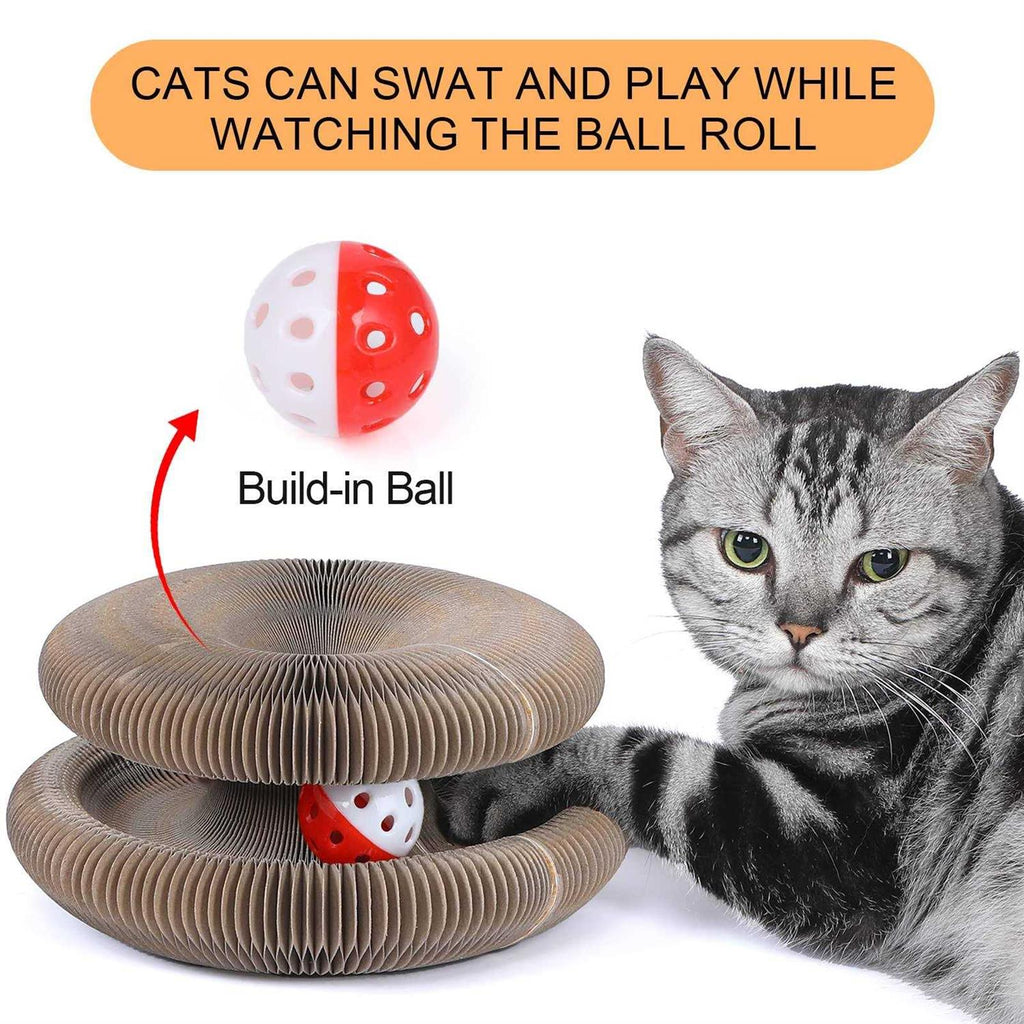 Magic Cats Scratching Board Interactive Scratch Pad Scratcher with Ball V5664