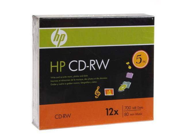 100-pk 12x CD-RW Rewritable Blank Disc 700MB in Slim Jewel Case L9095